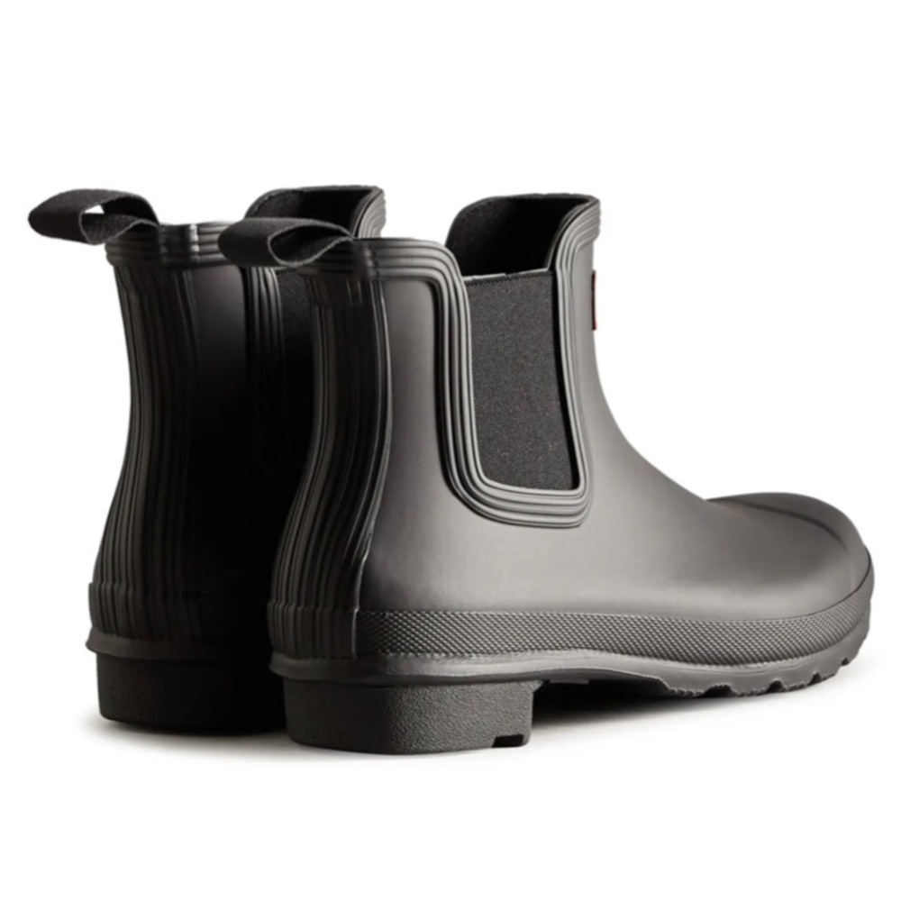 Hunter Classic Black Ankle Boots - Picture 2 of 7